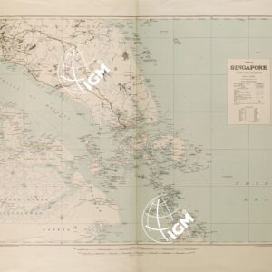 CARTA DI SINGAPORE E TERRITORI CIRCOSTANTI