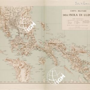 CARTA MILITARE DELL' ISOLA DI LUZON - PARTE SUD
