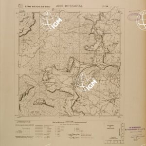 CARTA DELL'ERITREA - FOGLIO 2064 IV NO - ADDI MESSAHAL