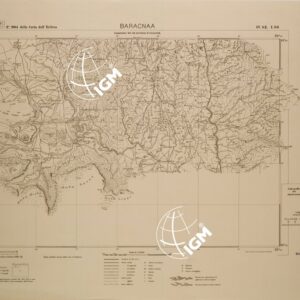 CARTA DELL'ERITREA - FOGLIO 2064 IV SE I SO - BARACNAA