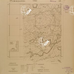 CARTA DELL'ERITREA - FOGLIO 2063 I SE - HAEZ