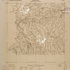 CARTA DELL'ERITREA - FOGLIO 2062 IV SE - ASSEIABO