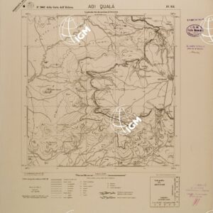 CARTA DELL'ERITREA - FOGLIO 2062 IV NE - ADI QUALA