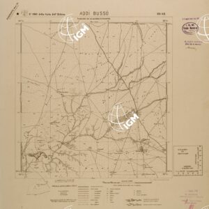 CARTA DELL'ERITREA - FOGLIO 1963 III SE - ADDI BUSSO