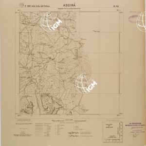 CARTA DELL'ERITREA - FOGLIO 1963 II NE - ASCIRA