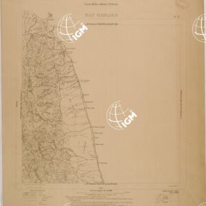 CARTA DELLA COLONIA ERITREA - FOGLIO C3 - RAS GABLALO