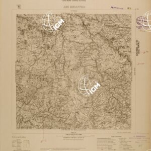 CARTA DELLA COLONIA ERITREA - FOGLIO H3 - ADI IOHANNES