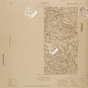 CARTA DELLA COLONIA ERITREA - FOGLIO H4 - HIMBERTI