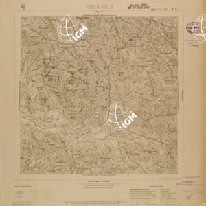 CARTA DELLA COLONIA ERITREA - FOGLIO I2 - VALLE GULA