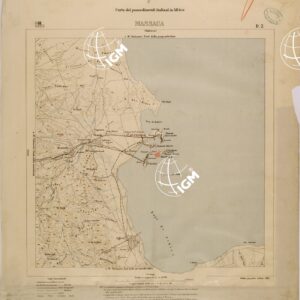 CARTA DEI POSSEDIMENTI ITALIANI IN AFRICA - FOGLIO D2 - MASSAUA