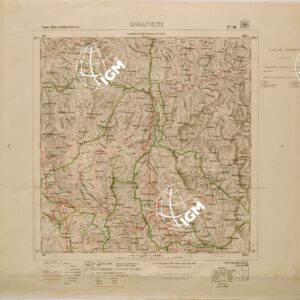 CARTA DELLA COLONIA ERITREA LIMITI AMMINISTRATIVI FOGLIO 19 SAGANEITI