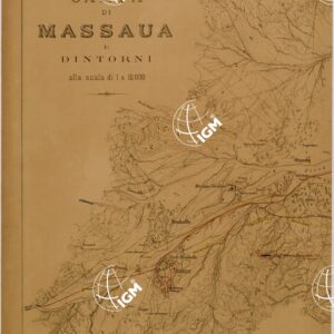CARTA DI MASSAUA E DINTORNI - FOGLIO OVEST