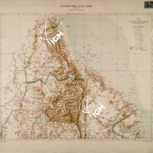 CARTA DELLA COLONIA ERITREA E DELLE REGIONI ADIACENTI