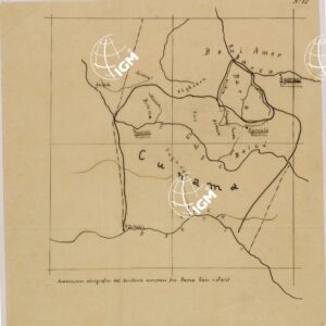 PIOGGIA E TEMPERATURA IN ERITREA - TAV 12 - SUDDIVISIONE ETNOGRAFICA DEL TERRITORIO COMPRESO FRA I FIUMI BARCA GASC E SETIT