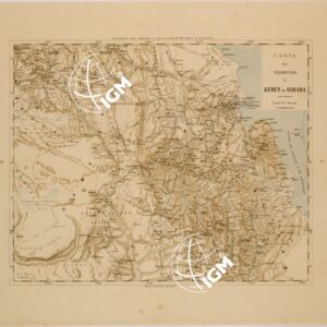 CARTA DEI TERRITORI DI KEREN ED ASMARA