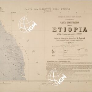 CARTA DIMOSTRATIVA DELL' ETIOPIA - TITOLO