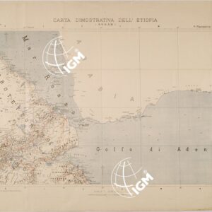 CARTA DIMOSTRATIVA DELL' ETIOPIA - ASSAB
