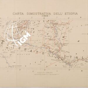 CARTA DIMOSTRATIVA DELL' ETIOPIA - IME