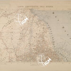 CARTA DIMOSTRATIVA DELL' ETIOPIA - MASSAUA