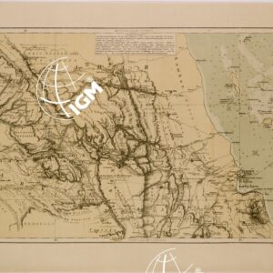 ORIGINALKARTE DER NORD-ABESSINISCHEN CRENZLANDE BOGOS MENSA MAREA