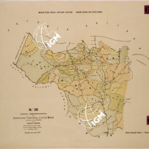 CARTA DIMOSTRATIVA DELLE SUDDIVISIONI TERRITORIALI D'OLTRE MAREB