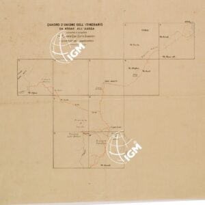 QUADRO D'UNIONE DELL'ITINERARIO DA ASSAB ALL'AUSSA