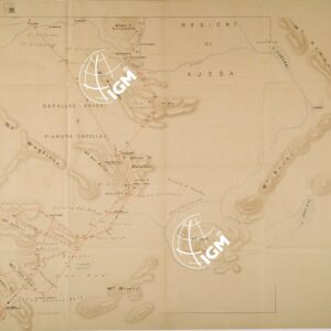 ITINERARIO DA ASSAB ALL'AUSSA ED ALLA FINE DEL GOLIMA FOGLIO 10