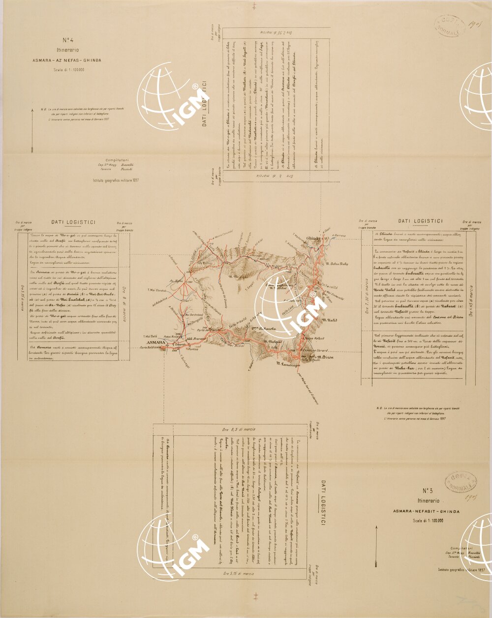 ITINERARIO 3 ASMARA NEFASIT GHINDA ED ITINERARIO 4 ASMARA AZ NEFAS GHINDA