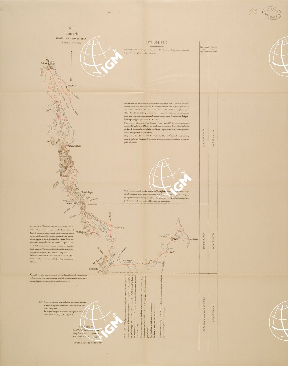 ITINERARIO 6 ARKICO UA A KOMAILE ZULA