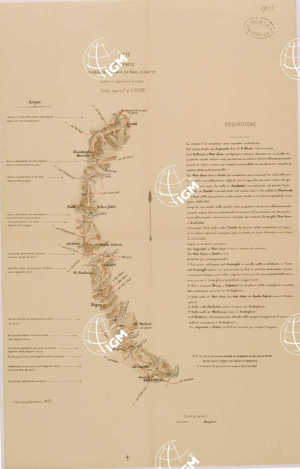 ITINERARIO 12 SAGANEITI MAI SERAU COATIT