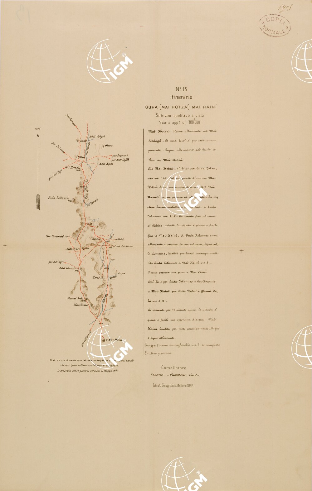 ITINERARIO 13 GURA (MAI HOTZA) MAI HAINI