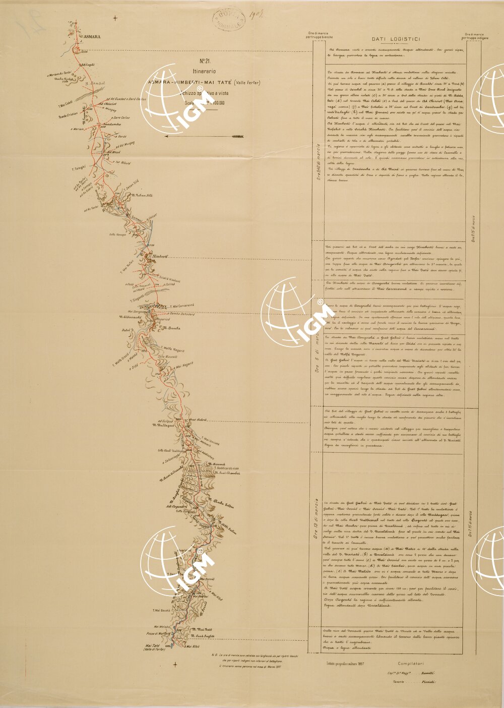 ITINERARIO 21 ASMARA HIMBERTI MAI TATE (VALLE FERFER)