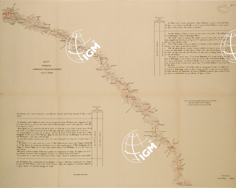 ITINERARIO 21 BIS ASMARA AZ TECLEZAN CHEREN