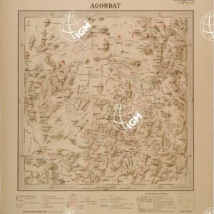 CARTA DELL' ERITREA - FOGLIO 5 NE - AGORDAT