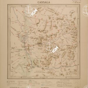 CARTA DELL' ERITREA - FOGLIO 5 NO-  CASSALA