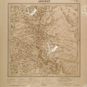 CARTA DELL' ERITREA - FOGLIO 6 SE - ADIGRAT