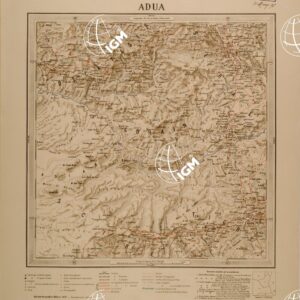 CARTA DELL' ERITREA - FOGLIO 6 SO - ADUA