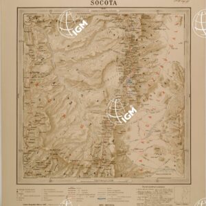 CARTA DELL' ERITREA - FOGLIO 10 SE - SOCOTA