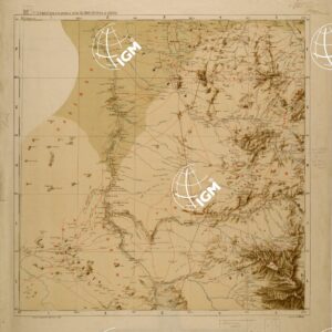 CARTA DIMOSTRATIVA DELLA COLONIA ERITREA - FOGLIO SO