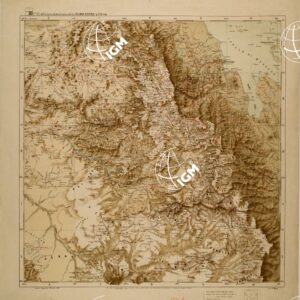 CARTA DIMOSTRATIVA DELLA COLONIA ERITREA - FOGLIO SE