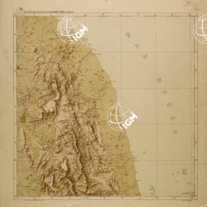 CARTA DIMOSTRATIVA DELLA COLONIA ERITREA - FOGLIO NE
