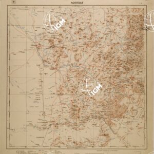 CARTA DIMOSTRATIVA DELLA COLONIA ERITREA E DELLE REGIONI ADIACENTI - FOGLIO 5 - AGORDAT