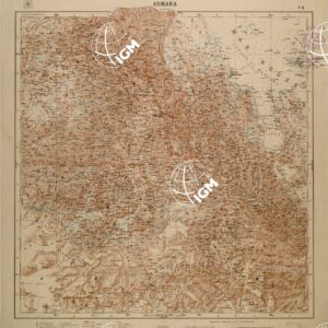CARTA DIMOSTRATIVA DELLA COLONIA ERITREA E DELLE REGIONI ADIACENTI - FOGLIO 6 - ASMARA