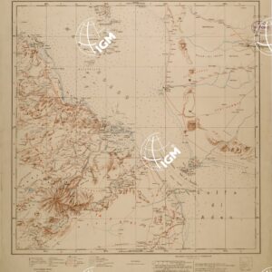CARTA DIMOSTRATIVA DELLA COLONIA ERITREA E DELLE REGIONI ADIACENTI - FOGLIO 12 - ASSAB
