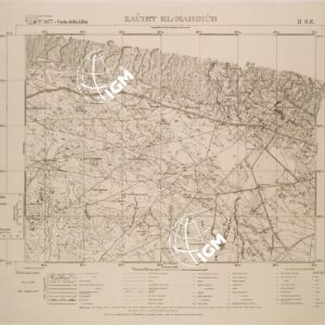 CARTA DELLA LIBIA - FOGLIO 1477 II SE - ZAUIET EL - MAHGIUB