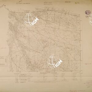 CARTA DELLA LIBIA - FOGLIO 1477 III SE - SIDI ZLI