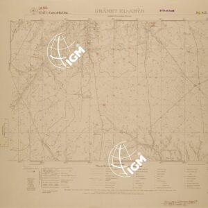 CARTA DELLA LIBIA - FOGLIO 1577 IV SE - GRARET EL - AMUR