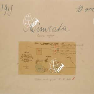 QUADRO D'UNIONE DEL LAVORO ESEGUITO FATTO SUL FOGLIO 15 DI MISURATA