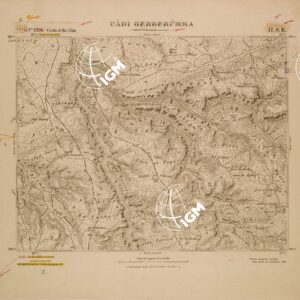 CARTA DELLA LIBIA FOGLIO 1390 II SE UADI GERGERUMMA