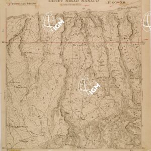 CARTA DELLA LIBIA FOGLIO 1390 II SO NO ZAUIET MIRAD MASAUD